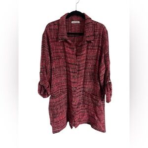 Yasuko Kurisaka Pink and Cotton Jacket